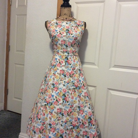 romantic floral dress